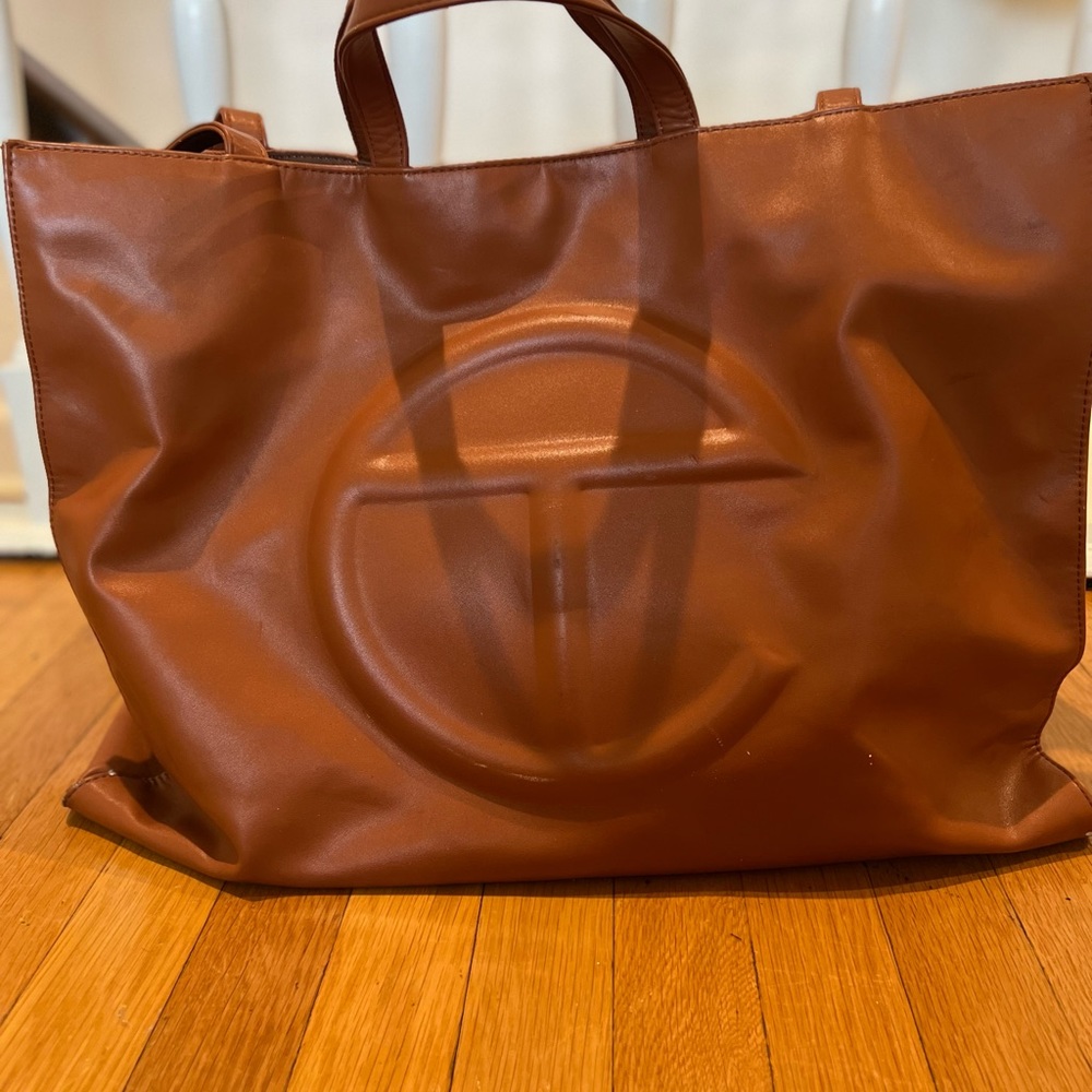 Large Telfar Tan